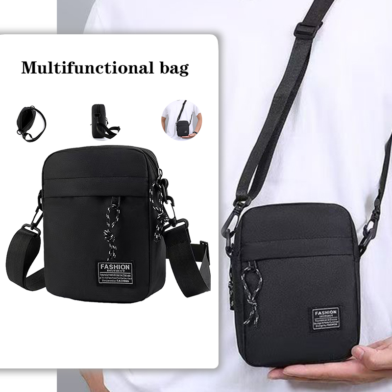 Sling Backpack Shoulder - ニュートラルなデザインのバッグ：メンズ・レディース向けの小型ショルダーバッグ、小型クロスボディバッグ、スリングタイプの携帯電話用バッグ、小型バックパック。