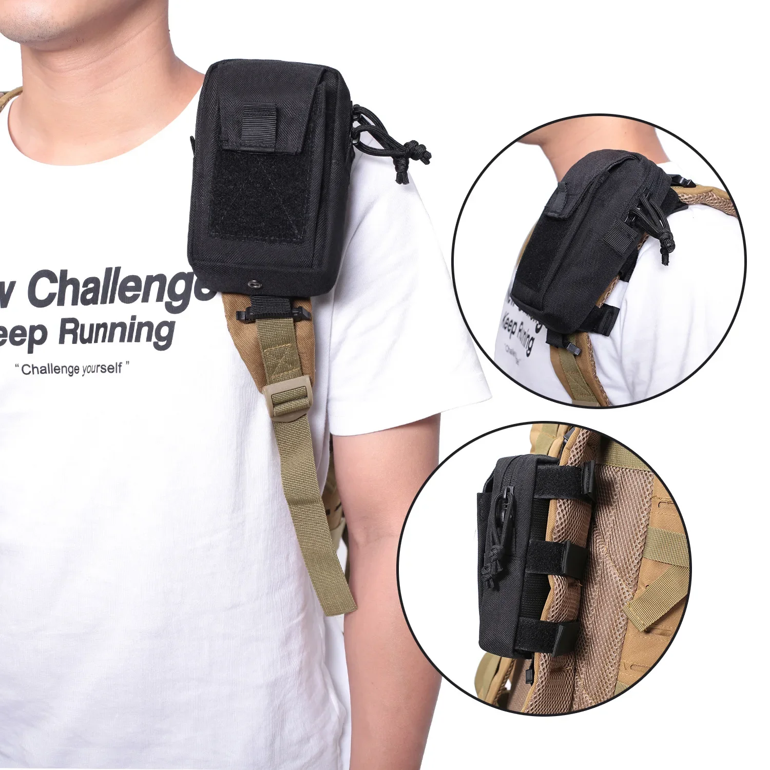モールバックパックストラップフォンホルダーウエストポーチ - - Backpack Insert Organizer のレビューと価格