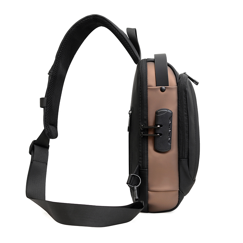 盗難防止パスワードロック付きチェストスリングバッグ、撥水性軽 - Hydration Pack Outdoor のレビューと価格