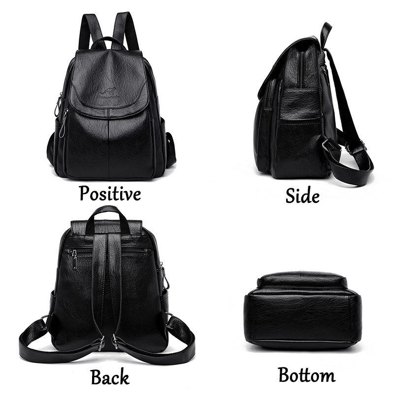 ヴィンテージ風ソフトレザーバックパック 女性用 9色展開 カ - Leather Backpack Vintage のレビューと価格