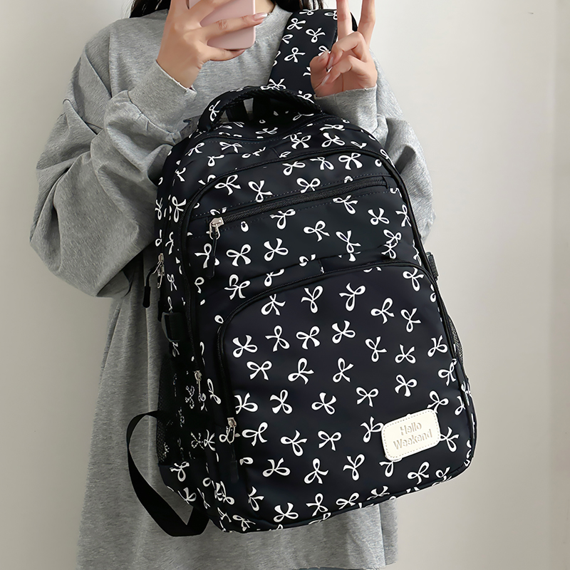 3点セット かわいいリボン柄バックパック スリングバッグ＆収 - Sling Backpack Shoulder のレビューと価格