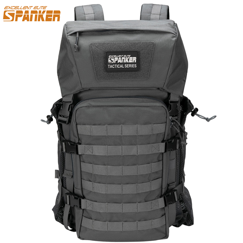 戦術的なバックパック 40L 500D ナイロン屋外ハイキン - Rucksack Military Style のレビューと価格